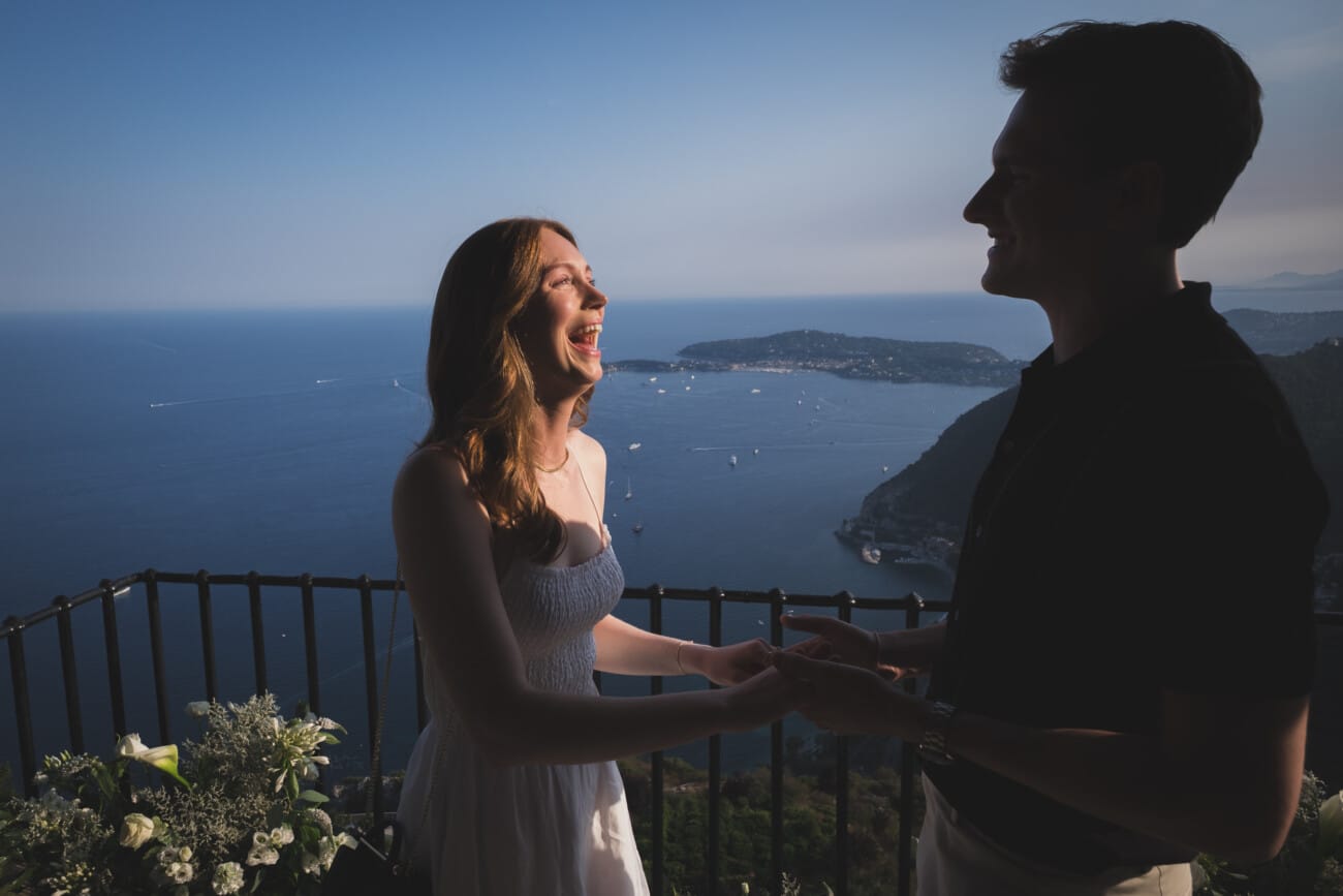 Magical Proposal at Château Eza: Intimacy and the Mediterranean Coastline 3 French Riviera great view proposal 23
