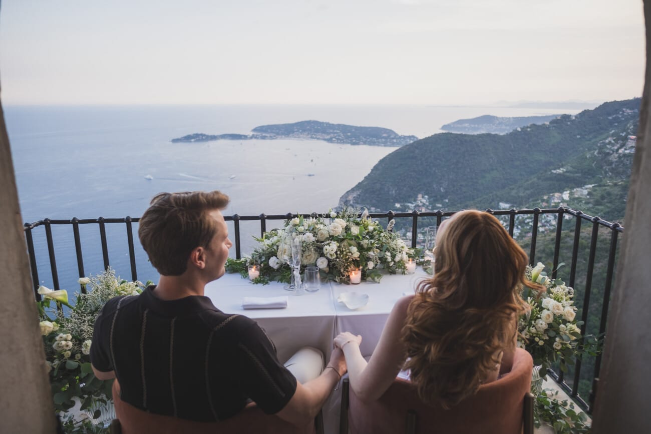 Magical Proposal at Château Eza: Intimacy and the Mediterranean Coastline 15 French Riviera great view proposal 96