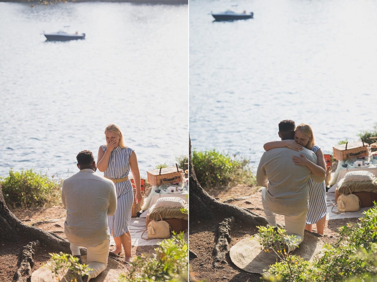 Sunset Love Story: A Seaside Proposal Picnic on the French Riviera 4 French Riviera intimate seaside proposal 10