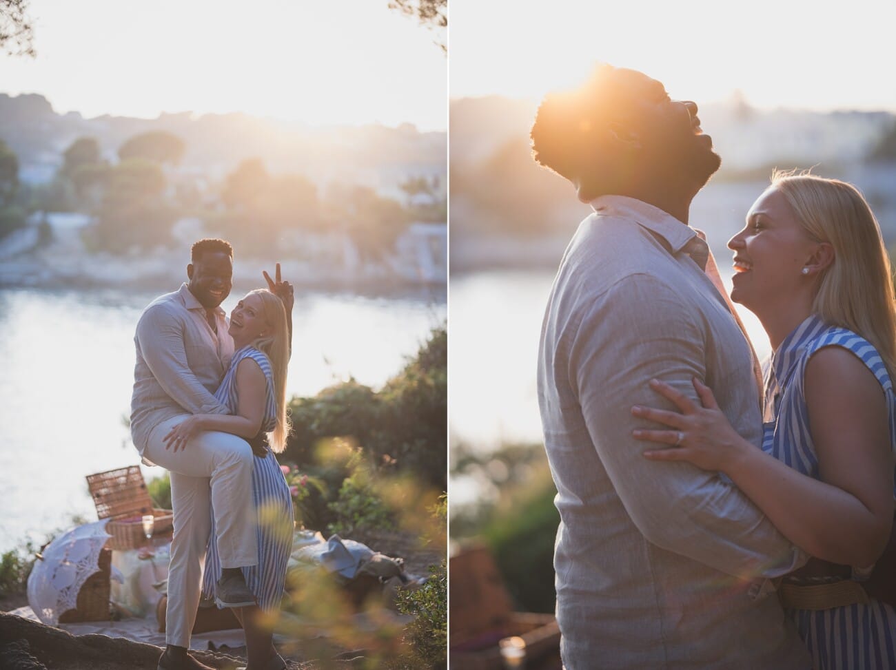 Sunset Love Story: A Seaside Proposal Picnic on the French Riviera 25 French Riviera intimate seaside proposal 116