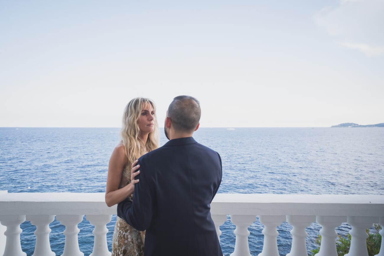 Cap Estel proposal facing the Mediterranean sea 2 Cap Estel seaside Wedding Proposal 3