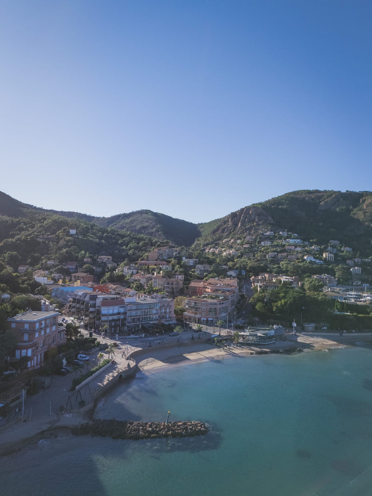 Theoule sur mer, hidden seadide town on the French Riviera 