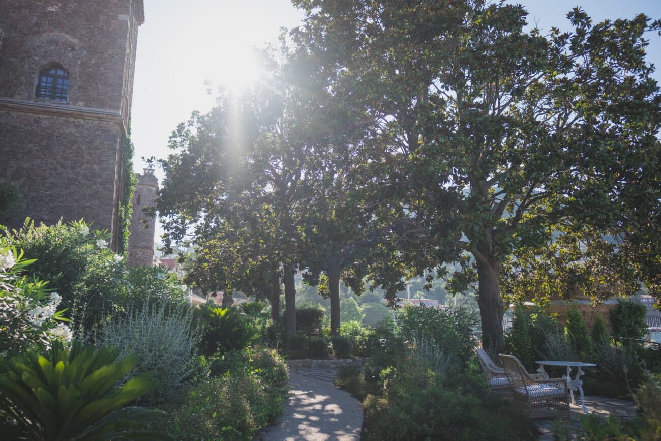 Chateau de Théoule beautiful garden