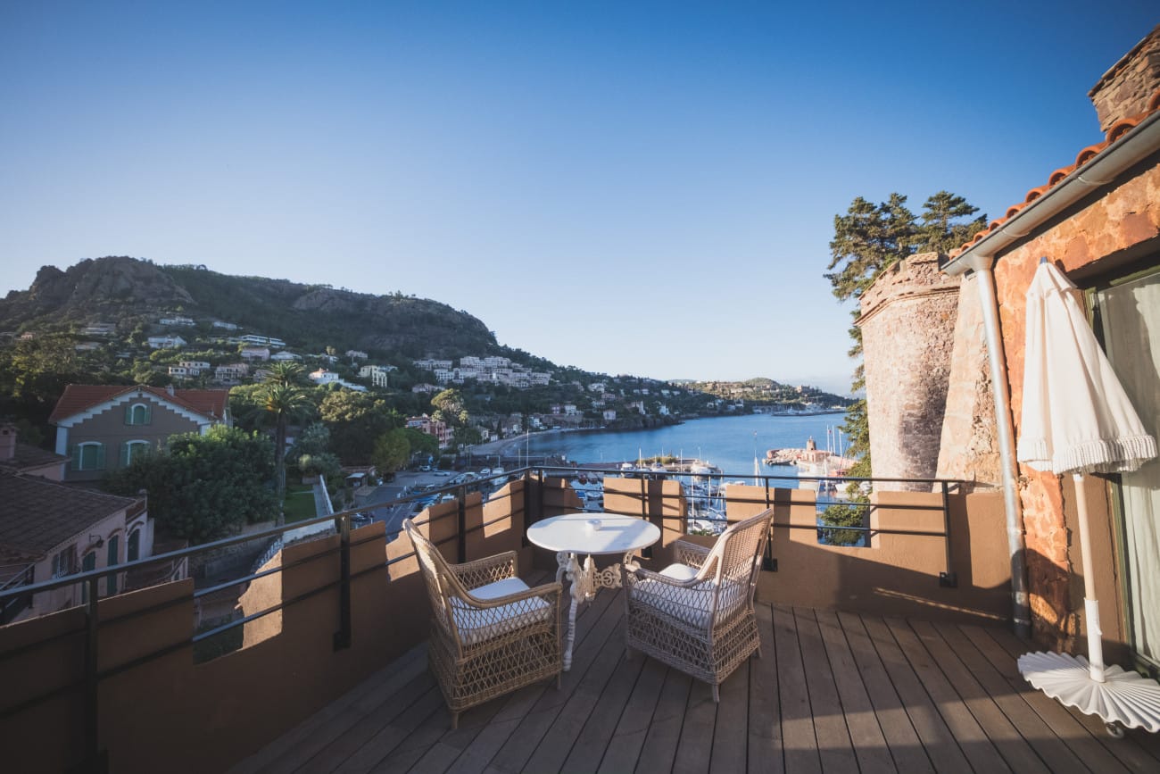 Chateau de Théoule prestige suite former Harry Crowford Leland de Langley private one