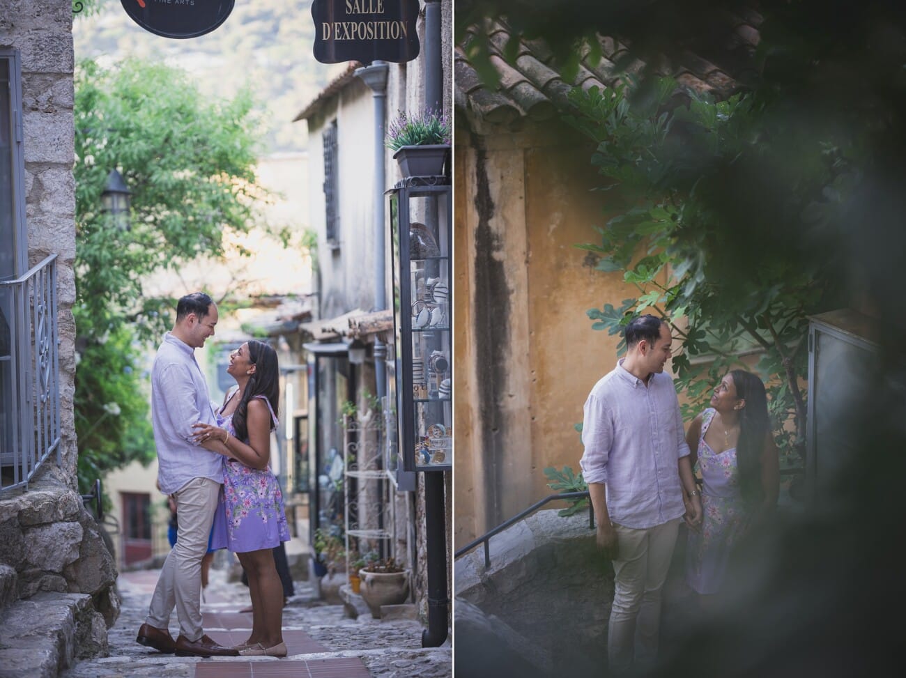 French Riviera romantic proposal with friends 55