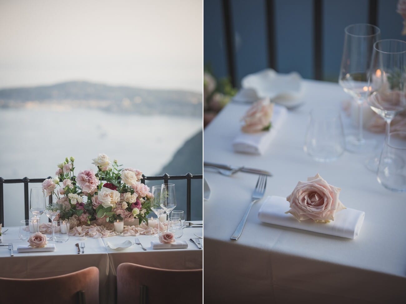 French Riviera romantic proposal with friends 98