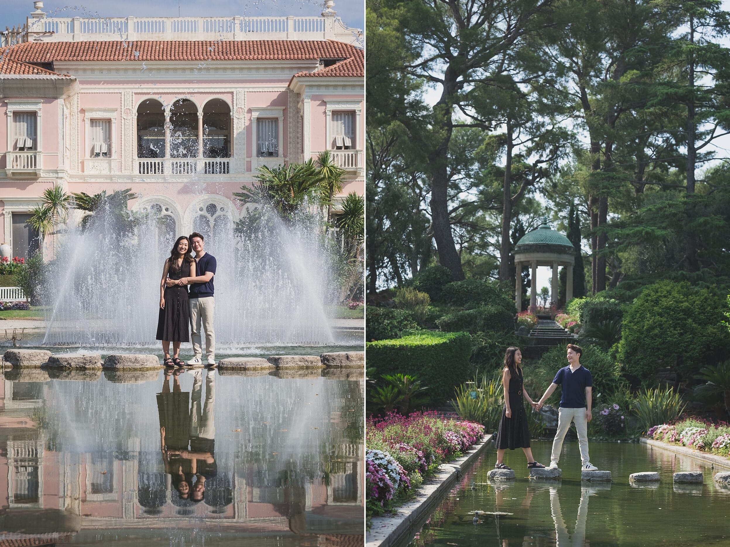 Early morning proposal at Villa Ephrussi in Saint-Jean-Cap-Ferrat to avoid the crowd