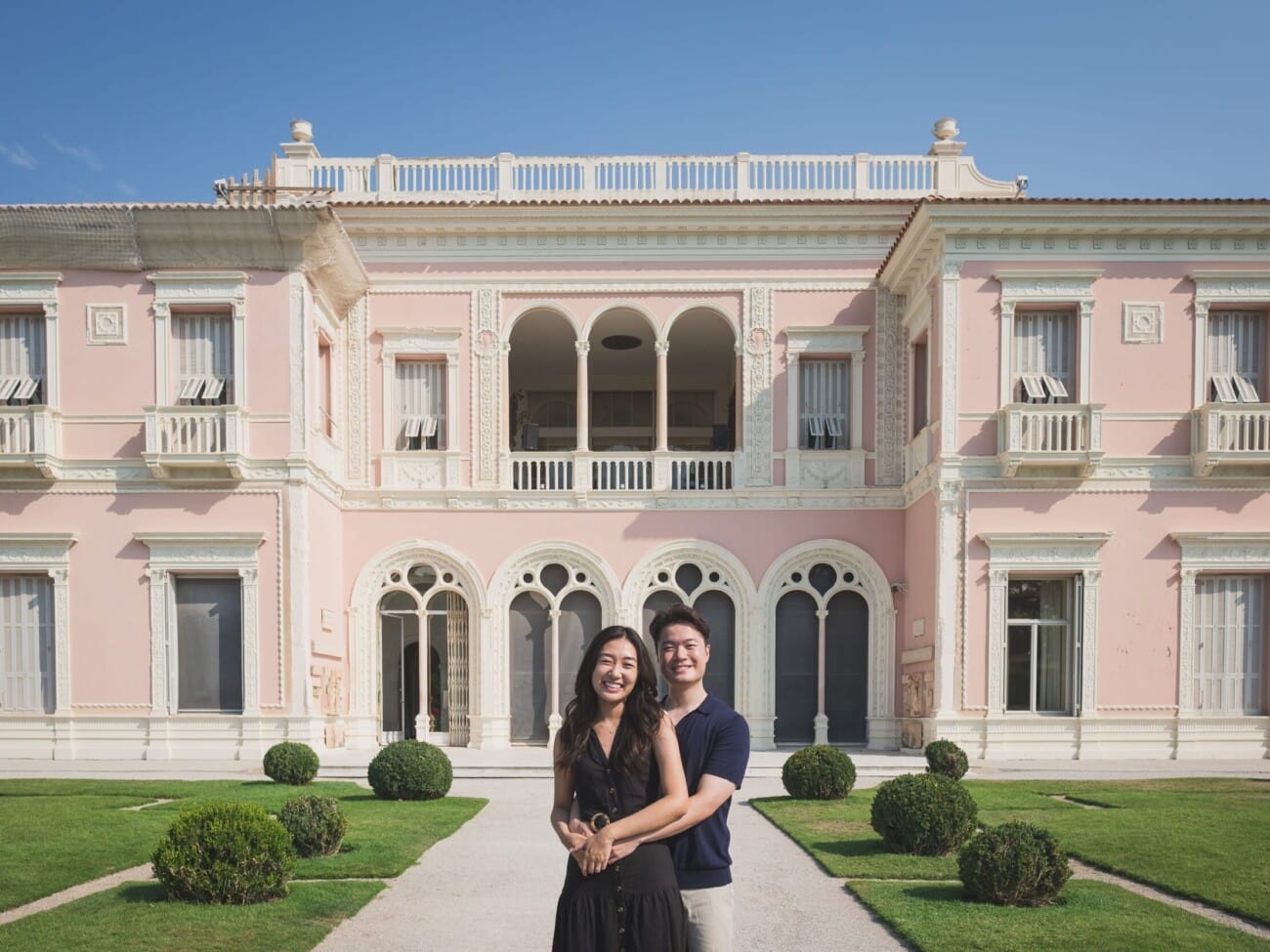 Villa Ephrussi luxirous garden proposal near Villefranche-sur-Mer and Monaco