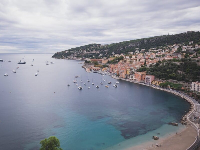 Villefranche sur Mer seaside Intimate rainy elopement wedding 1002 edited
